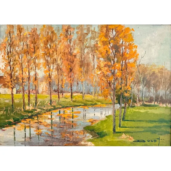 Tableau signé Pierre Douet (XXème)