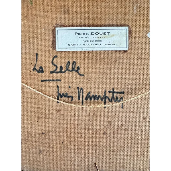 Tableau signé Pierre Douet (XXème)