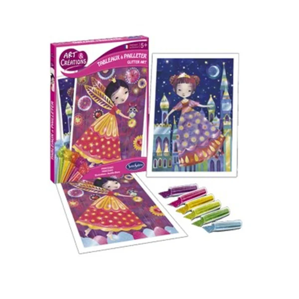 Tableaux à pailleter Princesses