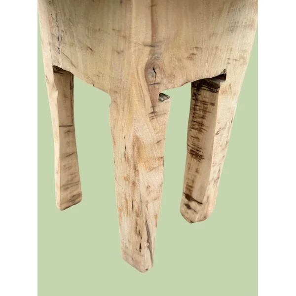 Tabouret quadripode brutaliste
