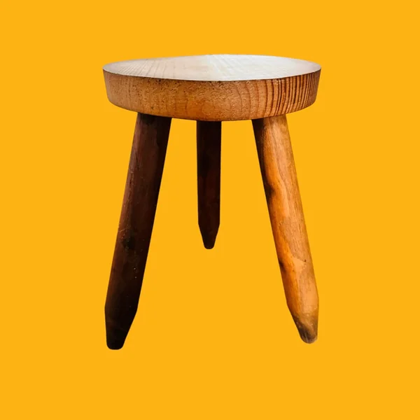 Tabouret tripode pieds crayons