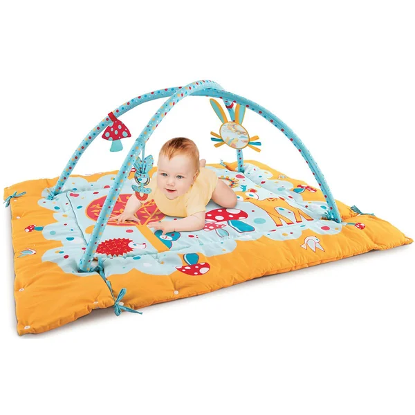Tapis d'éveil rectangle lapin