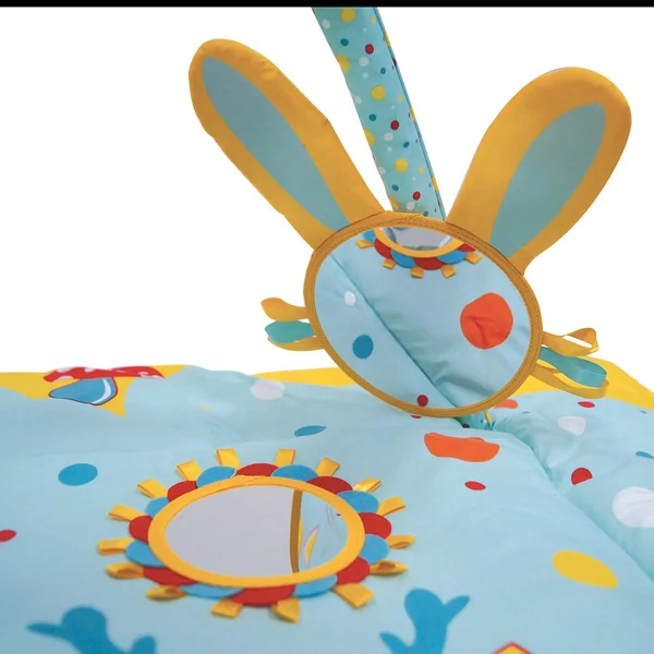 Tapis d'éveil rectangle lapin