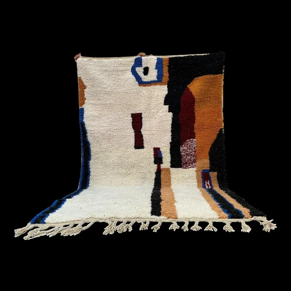 Tapis en laine fait main Maroc 2.5 x 1.5 m