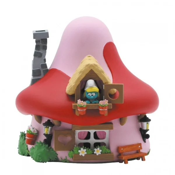 Tirelire Maison champignon Schtroumpfette