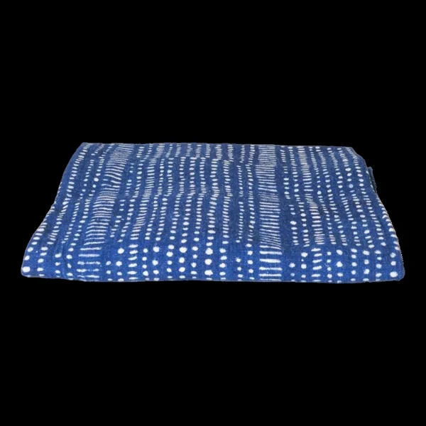 Tissu indigo tissé à la main