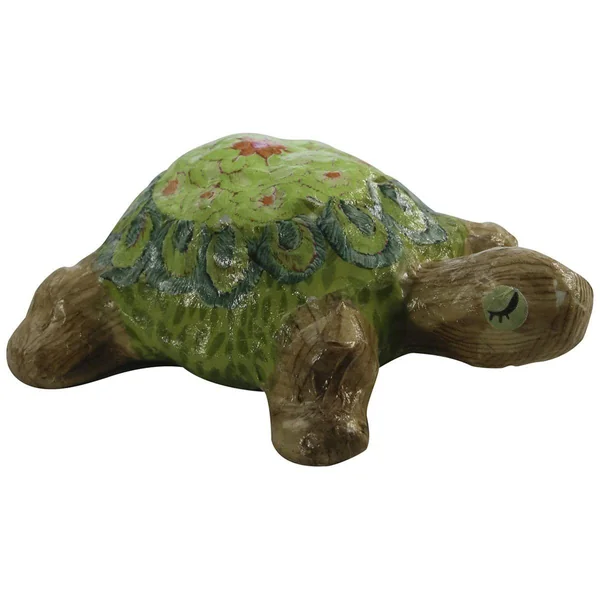 Tortue en papier mâché