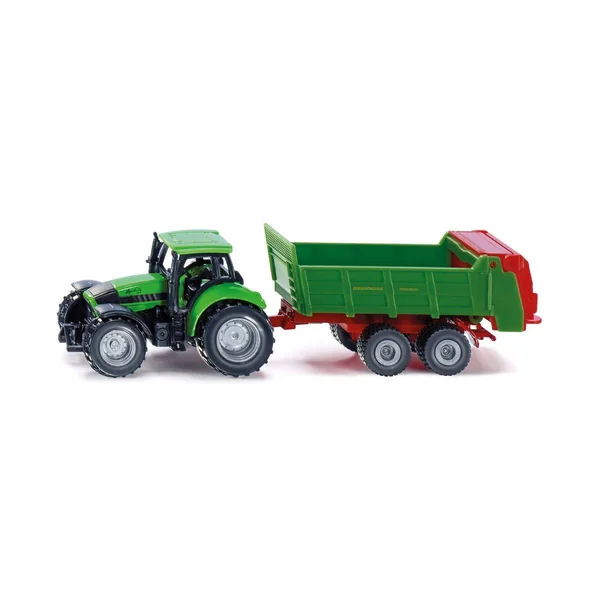 Tracteur avec épandeur universel