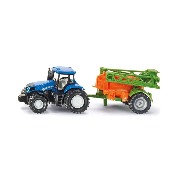 Tracteur avec épandeur
