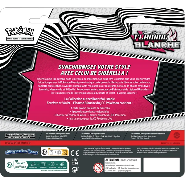 Tripack EV10.5 - Flamme Blanche