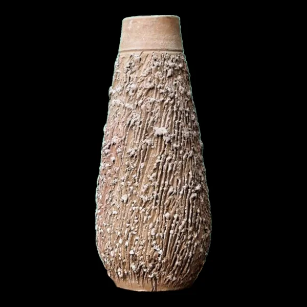 Vase brutaliste en terre cuite