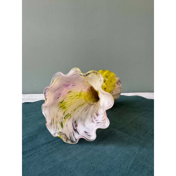 Vase en verre de Clichy soufflé