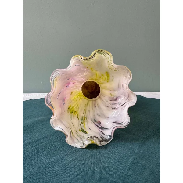 Vase en verre de Clichy soufflé