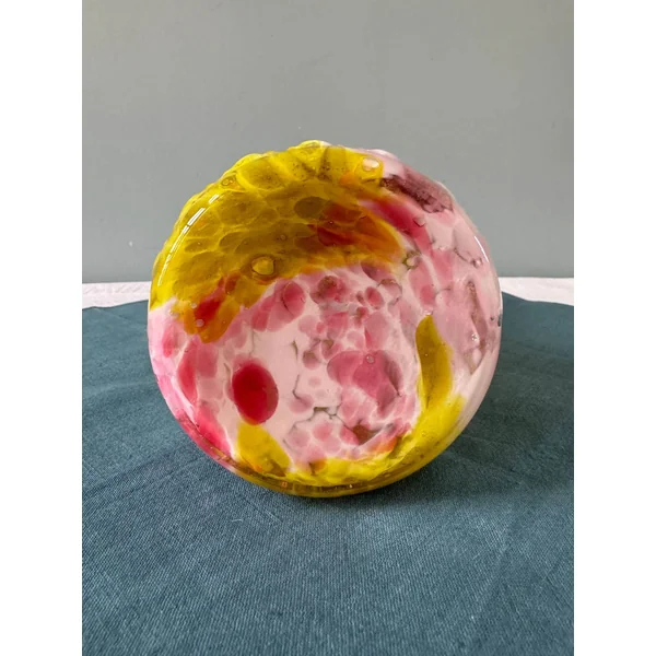 Vase en verre de Clichy soufflé