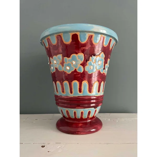 Vase tulipe C.A.B. Art Déco