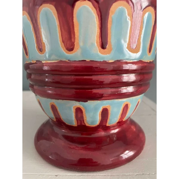 Vase tulipe C.A.B. Art Déco
