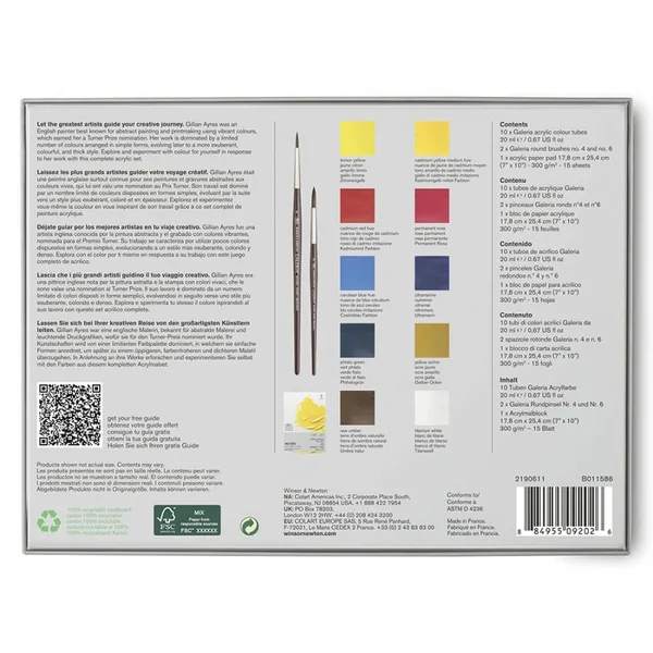 Winsor & Newton Coffret 2022 Collection Acrylique - Musee Tate